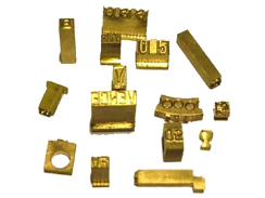 Brass Letters & S.S. Letters